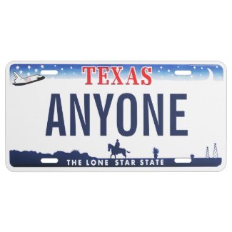 Texas Custom License Plate