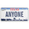 Texas Custom License Plate