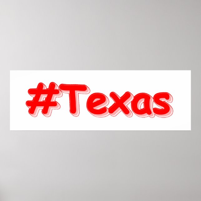 "#Texas " Cute Design. Buy Now Canvas Print (Front)