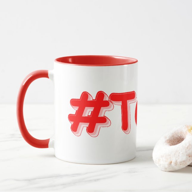 "#Texas " Cute Design. Buy Now Mug (With Donut)