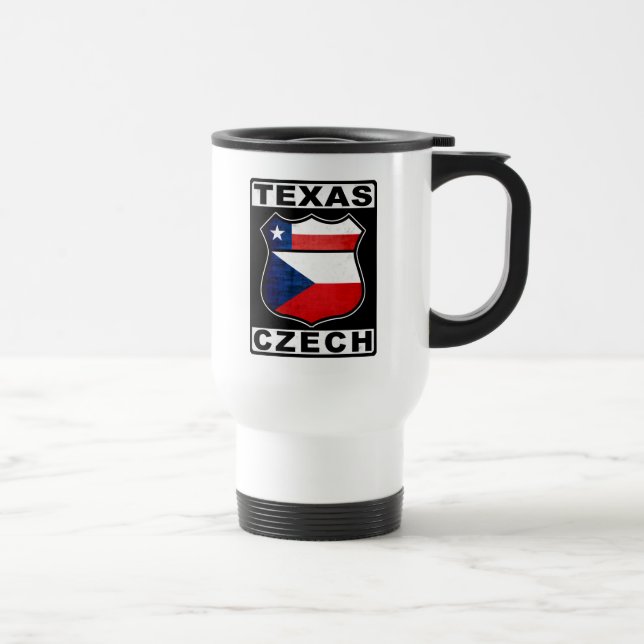Texas Czech American Commuter Mug (Right)