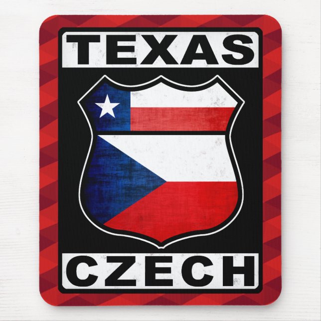 Texas Czech American Mousemat Mouse Pad (Front)