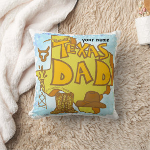 Texas Dad pillow 