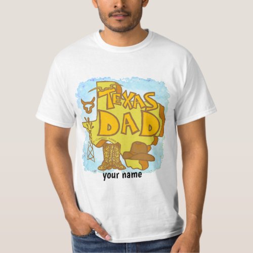 Texas Dad  t_shirt 