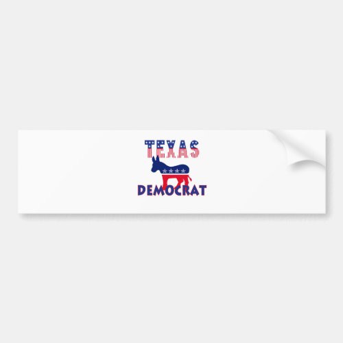 Texas Democrat Bumper Sticker