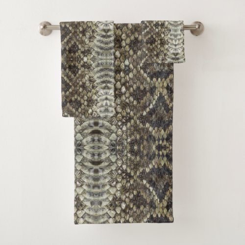 Texas Diamond Back Rattler Bath Towel Set