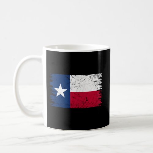 Texas Distressed State Flag Coffee Mug