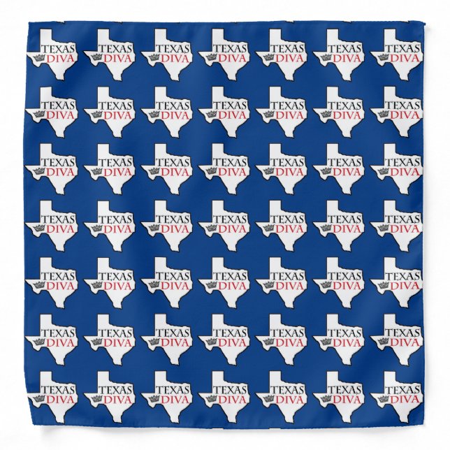 "Texas Diva" Bandana (Front)