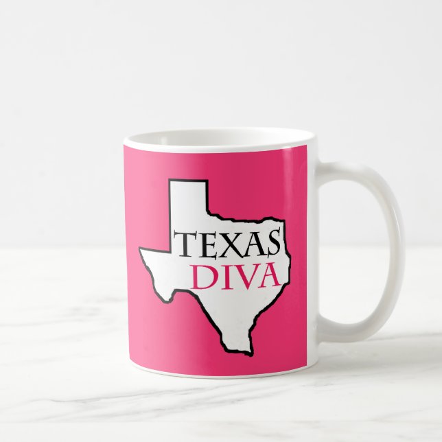 Texas Diva - G.R.I.T. = Girls Raised In Texas Coffee Mug (Right)