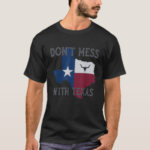 Texas Don t Mess With Vintage Texas Longhorn Lone T-Shirt