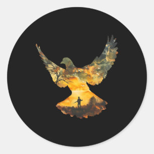 Texas Dove Hunting I Dove Hunter  Classic Round Sticker