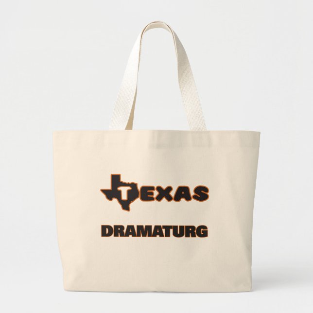 Texas Dramaturg Large Tote Bag (Front)