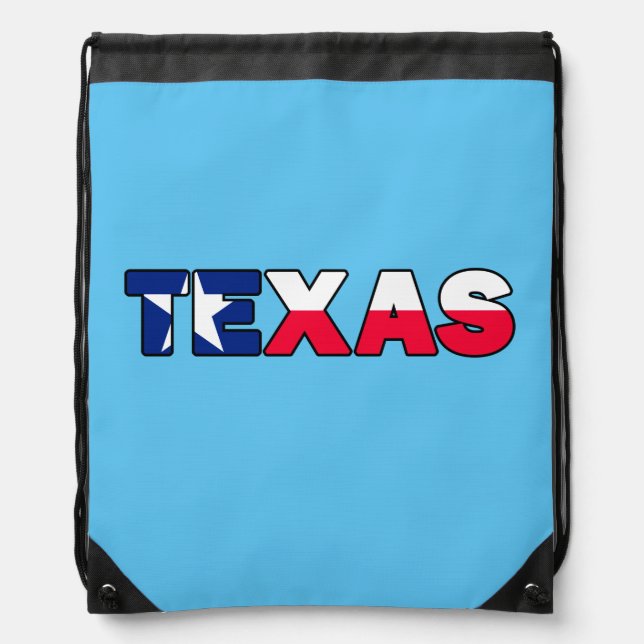 Texas Drawstring Bag (Front)