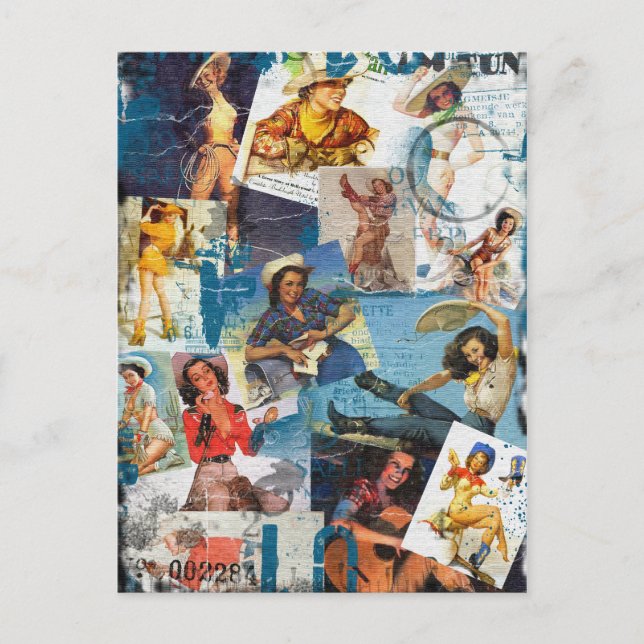 Texas Eclectic " Cowgirl Collection No. 2 Postcard (Front)