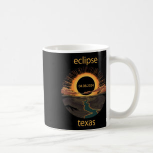 Texas Eclipse April 8 2024 04.08.2024 Texas Solar Coffee Mug