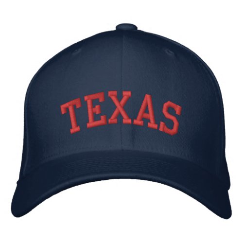 Texas Embroidered Baseball Cap