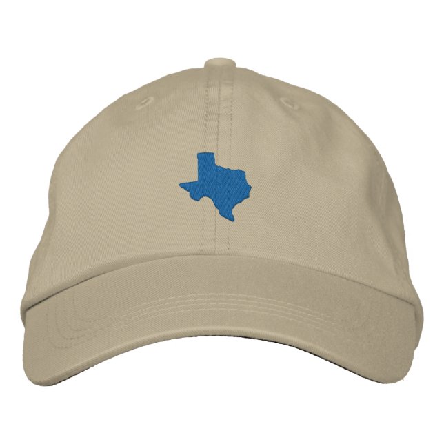 Texas Embroidered Baseball Cap (Front)