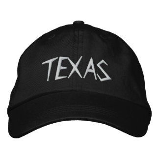 TEXAS EMBROIDERED BASEBALL HAT