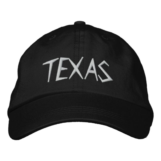 TEXAS EMBROIDERED BASEBALL HAT (Front)