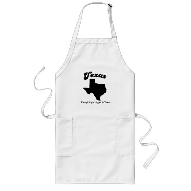 Texas - Everything is bigger Long Apron (Front)
