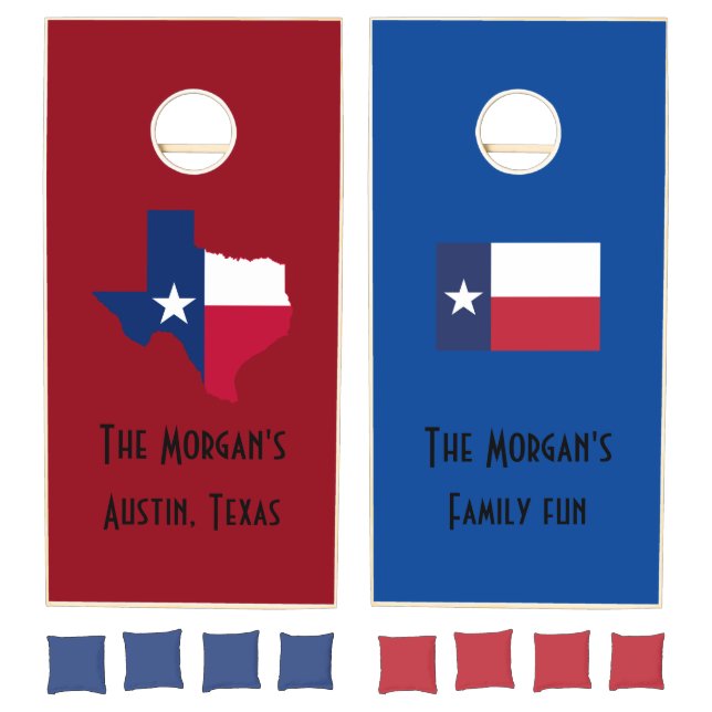 Texas family fun corn hole set (Set)