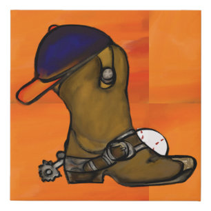 TEXAS FAUX CANVAS PRINT