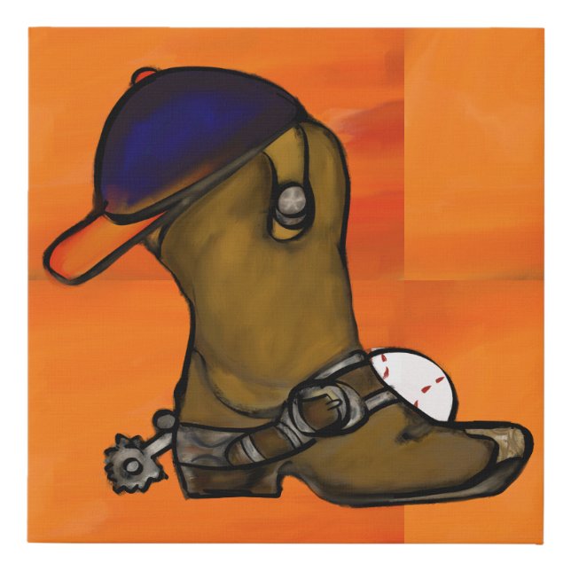 TEXAS FAUX CANVAS PRINT (Front)