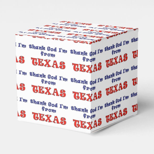 TEXAS FAVOR BOXES (Front Side)