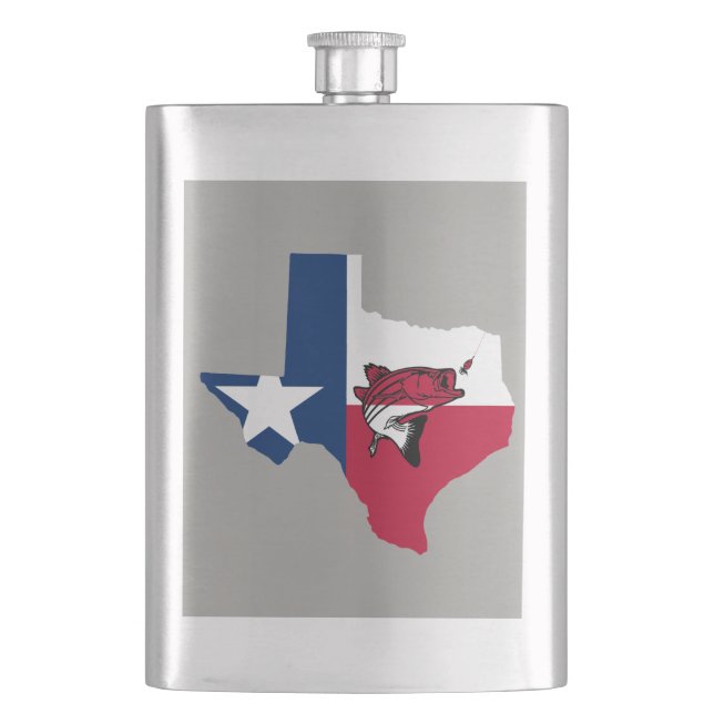 Texas Fishing Flask (Front)