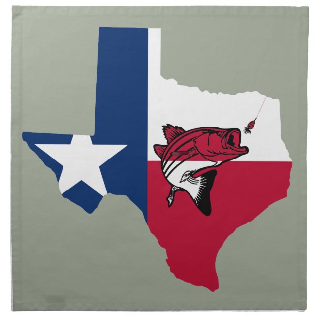 Texas Fishing Napkin (Front)