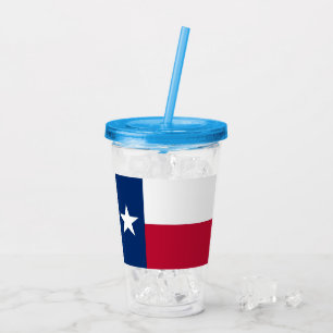 Texas Flag Acrylic Tumbler