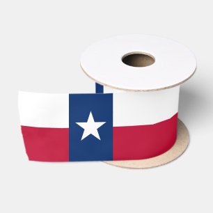 Texas Flag & America States USA travel/sports Satin Ribbon