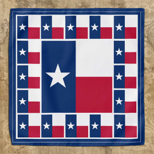 Texas Flag Bandana, patriotic fashion USA Bandana
