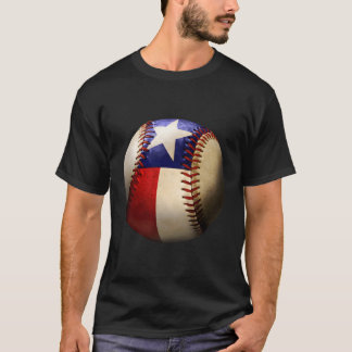 Texas Flag Baseball Game Apparel Gift Great State T-Shirt
