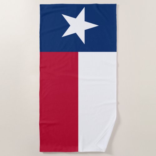 Texas flag beach towel