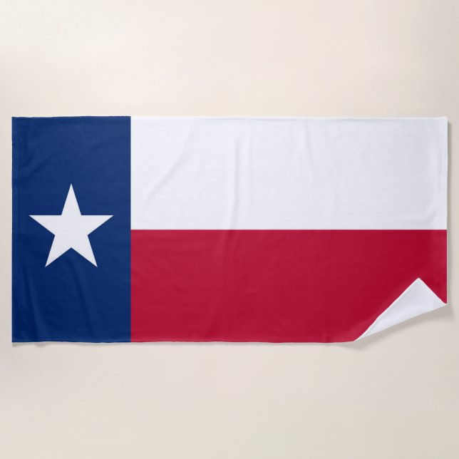 Texas Flag Beach Towel (Front)