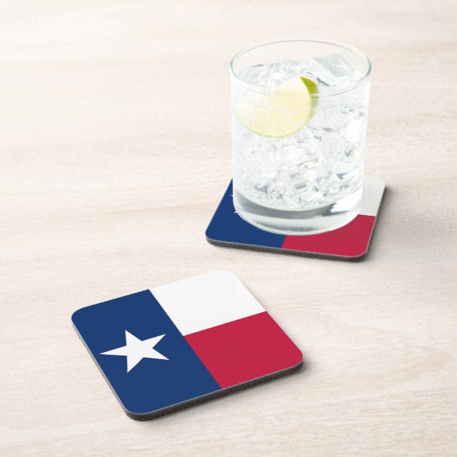 Texas Flag Beverage Coaster (Right Side)