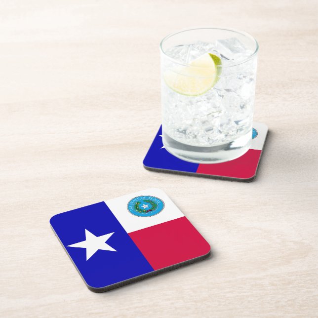 Texas flag beverage coaster (Right Side)