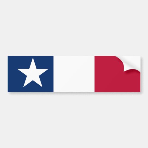 Texas Flag Bumper Sticker