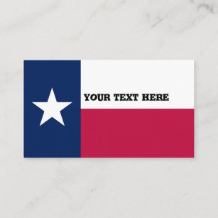 Texas Flag Business Card