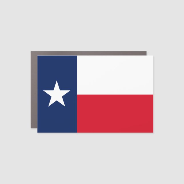 Texas Flag Car Magnet (Front)