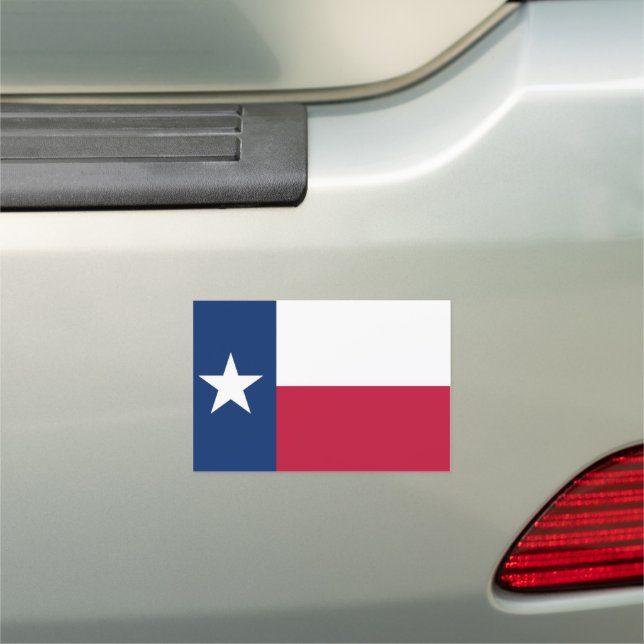 Texas Flag Car Magnet (In Situ)