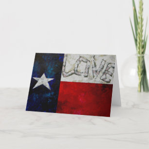Texas Flag Card