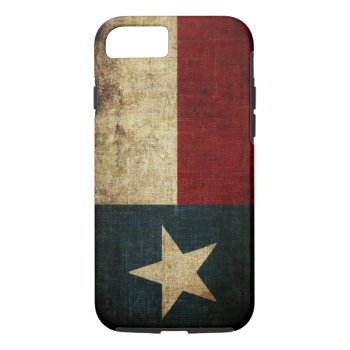 Texas Flag Iphone 8/7 Case by Crookedesign at Zazzle