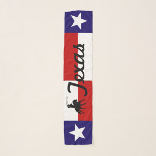 Texas Flag Chiffon Scarf