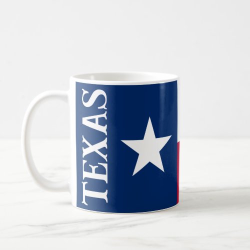 Texas flag coffee mug