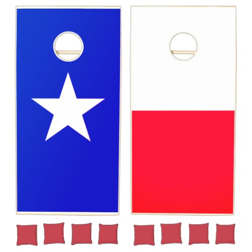 Texas Flag Cornhole Set
