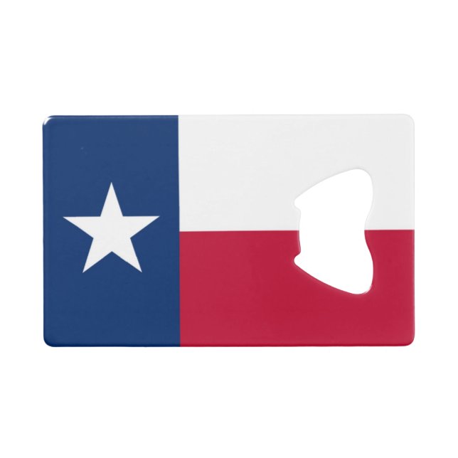 Texas Flag Credit Card Bottle Opener (Front (Horizontal))