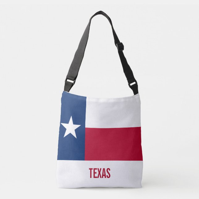 Texas Flag Crossbody Bag (Front)
