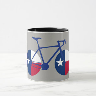 Texas Flag Cycling Mug